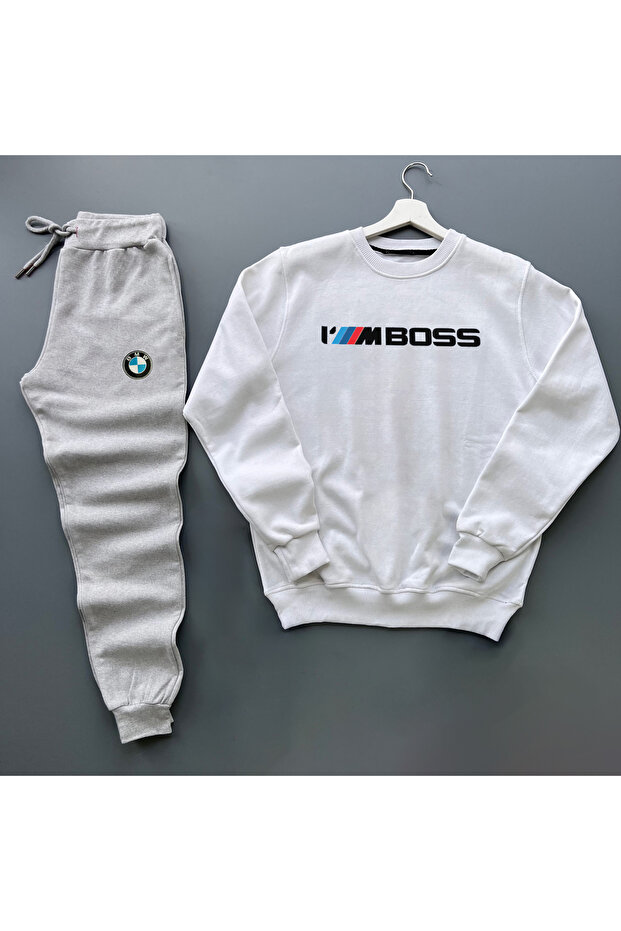 سويت شيرت وبدلة رياضية كبيرة الحجم من IMBOSS مكونة من قطعتين