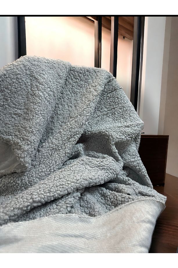 ZP Teddy İthal Kıvırcık 100X150cm, Yüksek Gramaj, Peluş Kumaş, Tekstil - 1