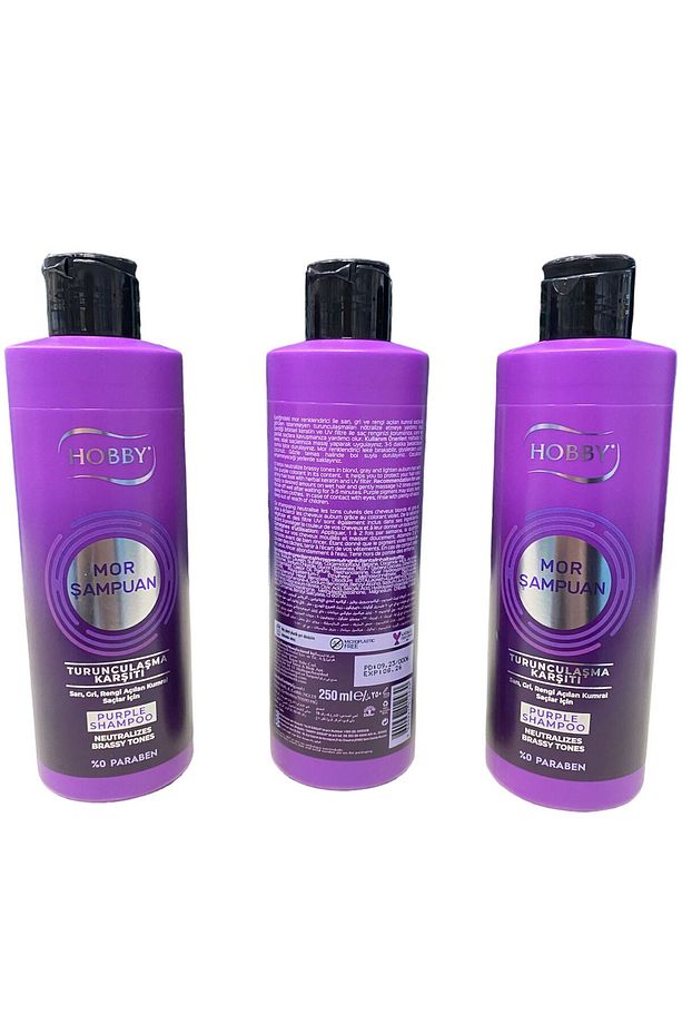 mor şampuan seti sette 3 adet ürün mevcuttur (3*250 ml : 750ml) - 1