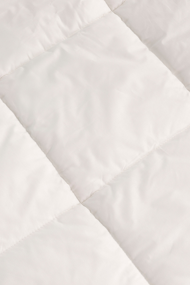 Amelia Mavi Biyeli Pamuk Kumaş Tek Kişilik Yorgan 155x215 Cm - 4