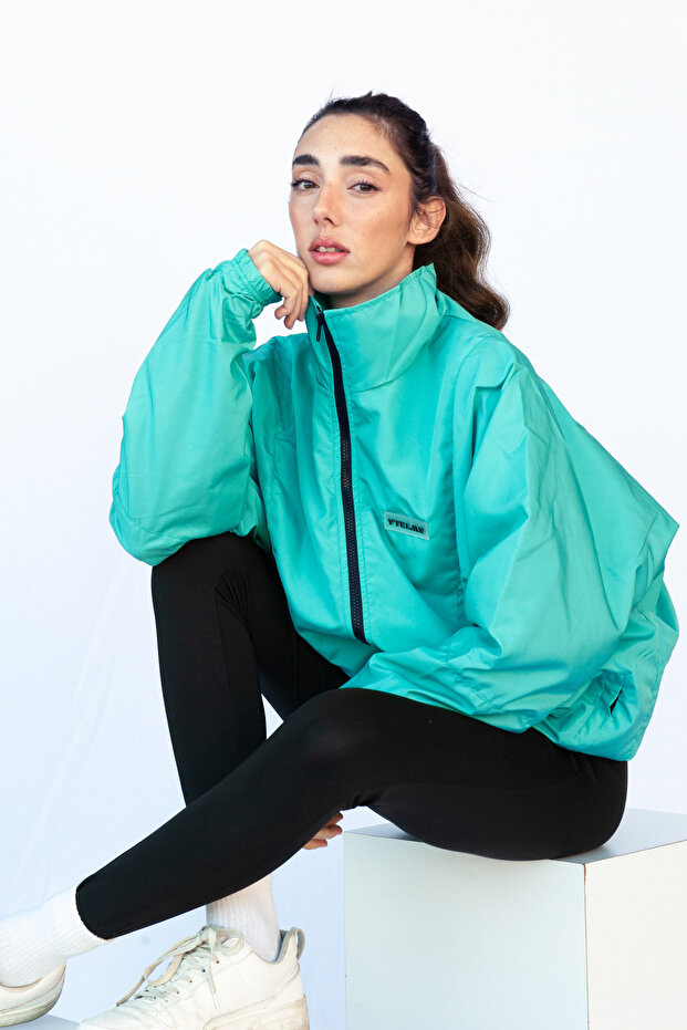 Unisex Mint Bomber Jacket