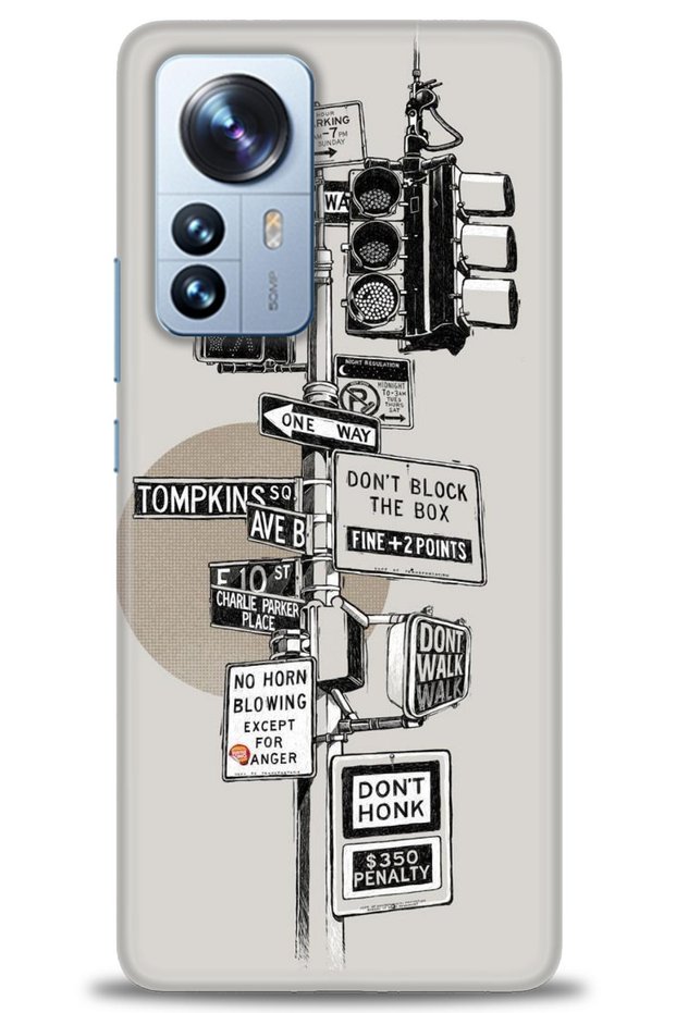 Xiaomi Mi 12 Lite Case Hd Printed Case - Signs + Full Screen Protector