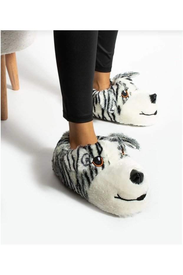 Soft Sole Cute Dog Slippers