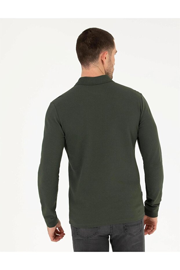 Slim Fit Basic Sweatshirt - 5