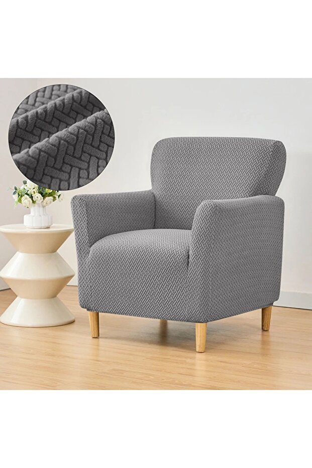 Single armchair seat cover, seat cover