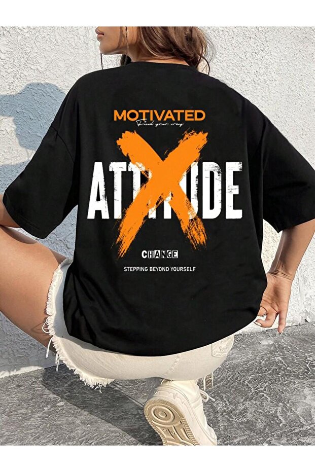Motivated Printed Unisex Oversize T-Shirt