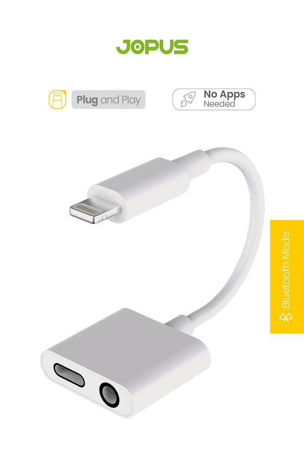 Lightning Uyumlu Kulaklık Şarj Çevirici Dönüştürücü Adaptör Aux Kablosu Iphone 7 8 X Xr 11 - 1