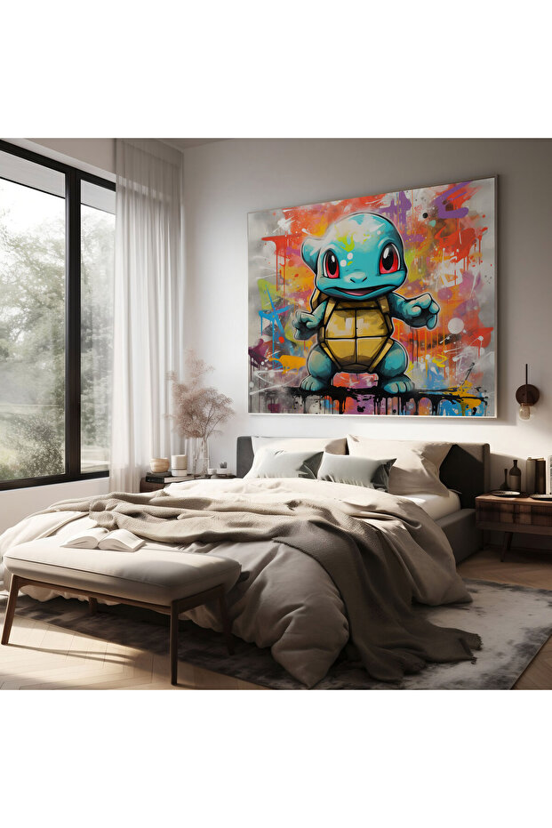 Pokemon Canvas Painting - Pokemon, Wall Art, Canvas Wall Art, Wall Decoration - 3