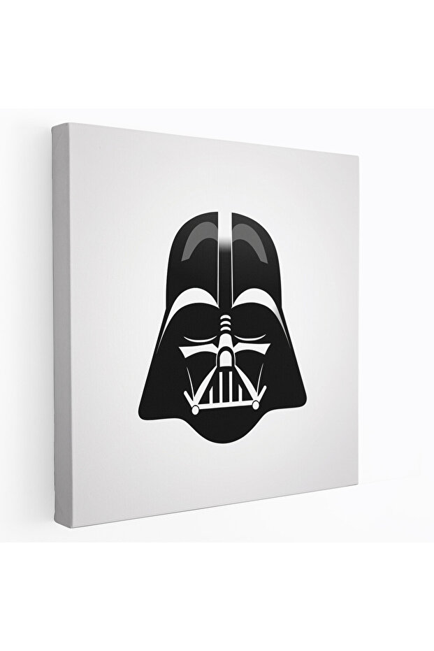 Darth Vader Sophisticated Duar Art - قماش، أبيض وأسود