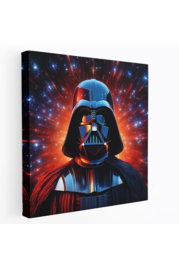 Darth Vader Starry Night Canvas Print, Darth Vader, Canvas Wall Art