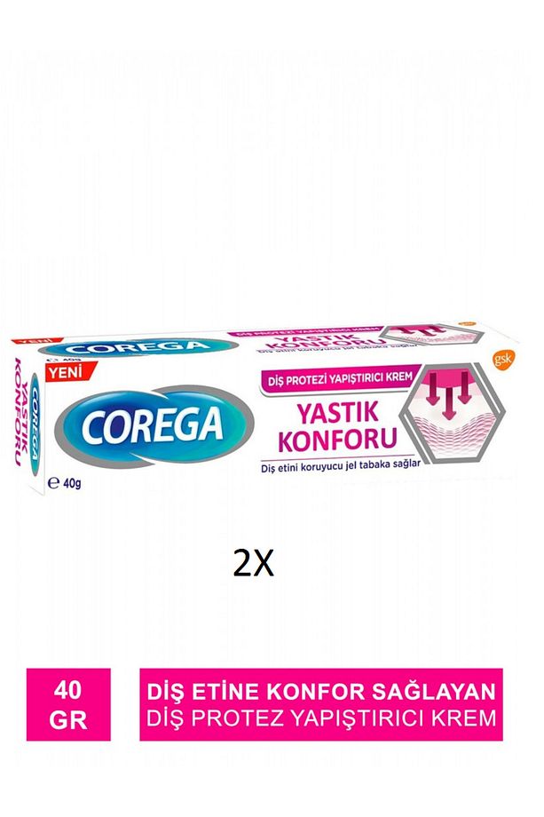 Maximum Tutuş Konfor Diş Protezi Yapıştırıcı Krem 40 gr ( 2 Adet ) - 1