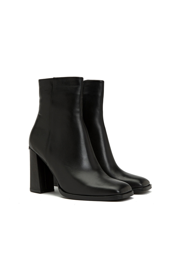 Siyah Kadın Deri Bot - 2