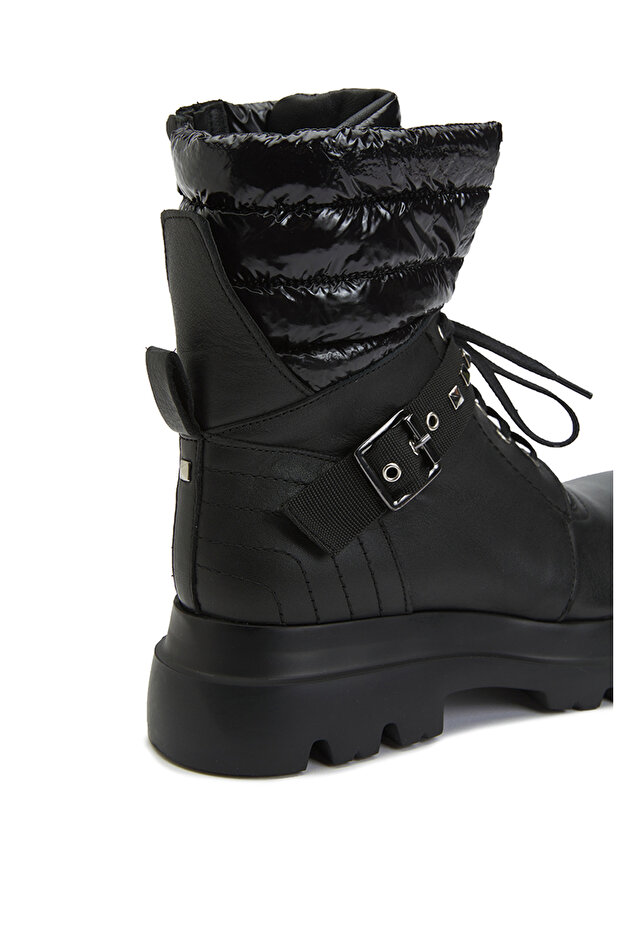 Siyah Kadın Deri Bot - 6