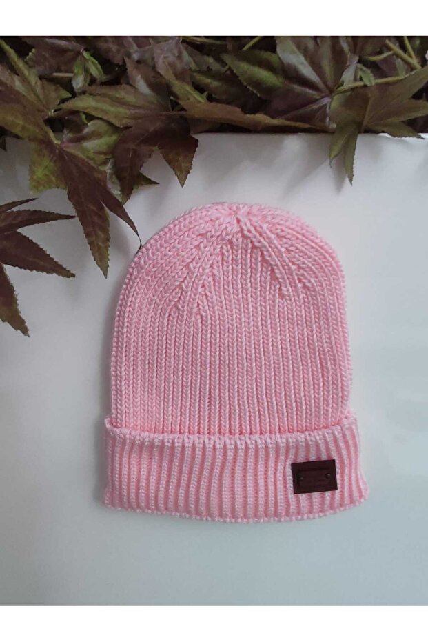 Flexible Thick Knitted Knitwear Basic Standard Unisex Beret 2-8 Years