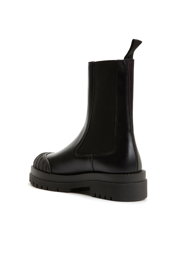 Siyah Kadın Deri Bot - 3