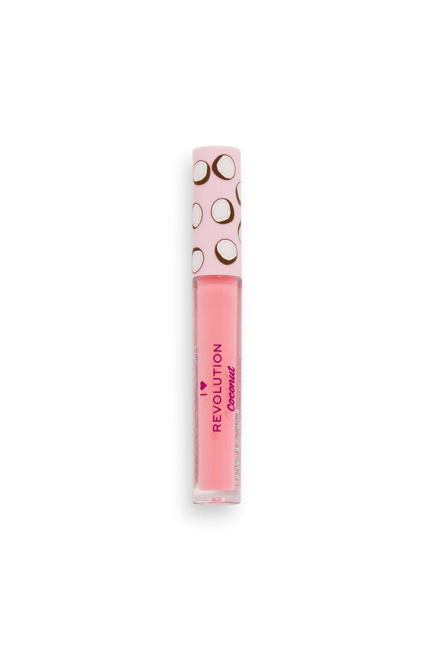 Coconut Lip Gloss - Tasty Coconut Milk Lip Gloss, Pink Coconut Sugar