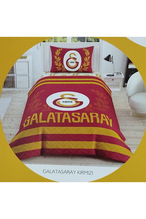 LİSANSLI TEK KİŞİLİK DÖRT MEVSİM KAPİTONE COMPLETE SET GALATASARAY KIRMIZI - 1
