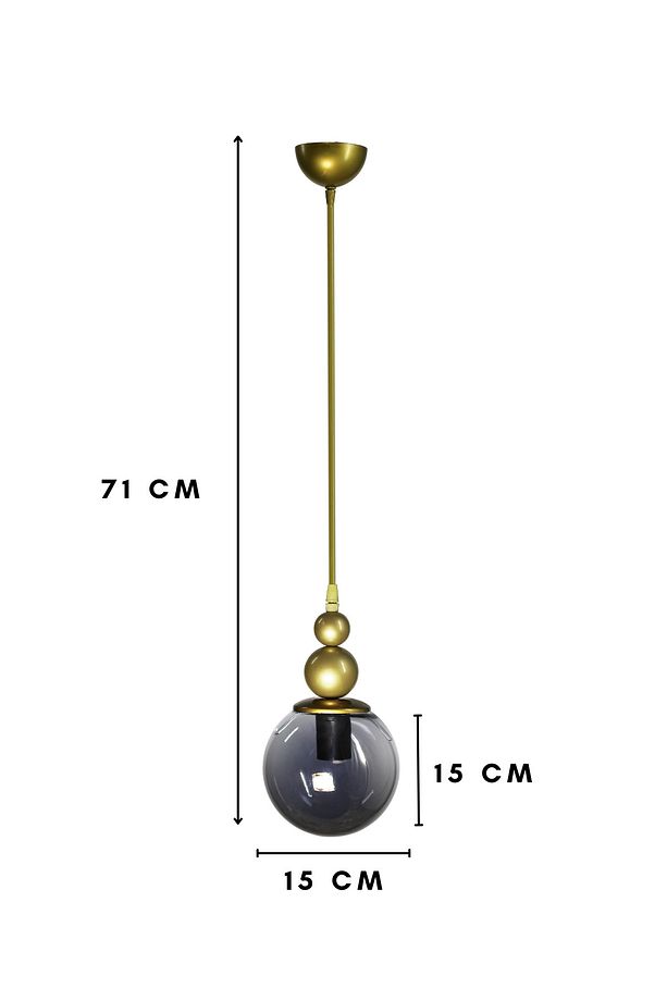 Venüs Tekli Sarkıt Avize Özel Model- Modern Avize - Oturma Odası - Salon - Yatak Odası - 3