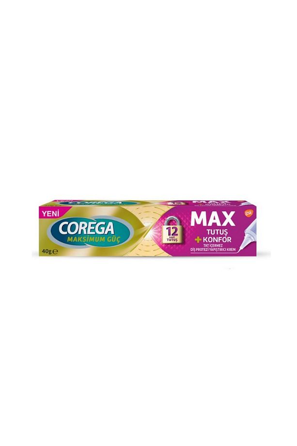 Maximum Tutuş Konfor Diş Protezi Yapıştırıcı Krem 40 gr ( 2 Adet ) - 2