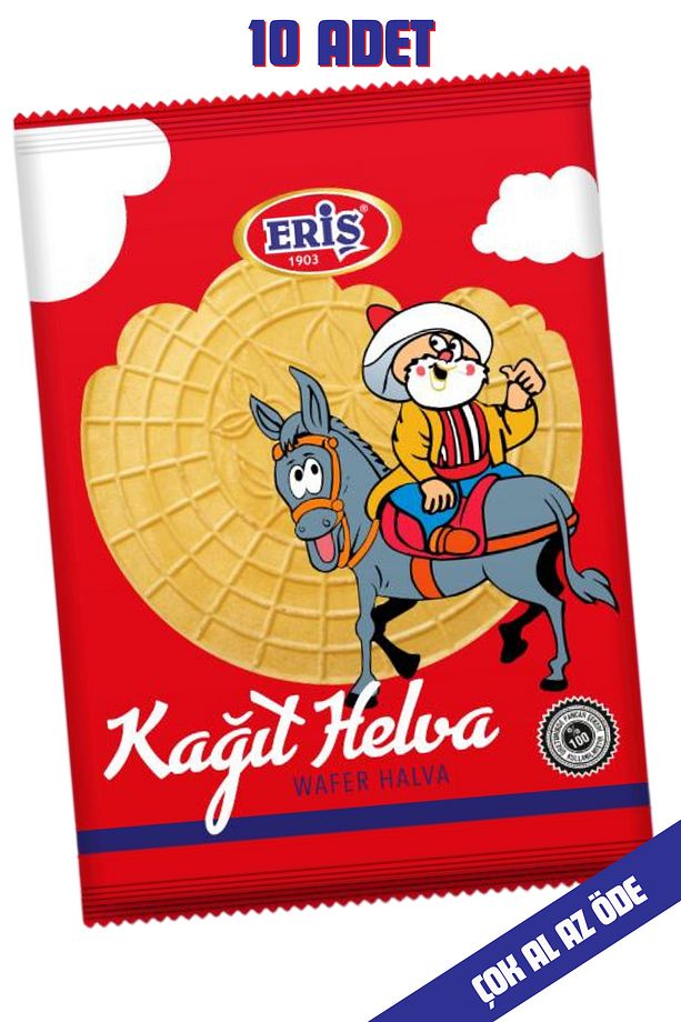 ÇOK AL AZ ÖDE - Eriş Çıtır Kağıt Helva (10 Adet) - 1