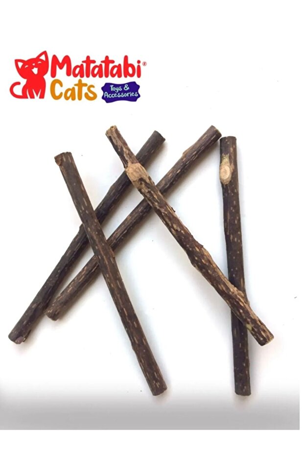 Cat Chewing Stick Natural Cat Toy 5 Pieces Sticks