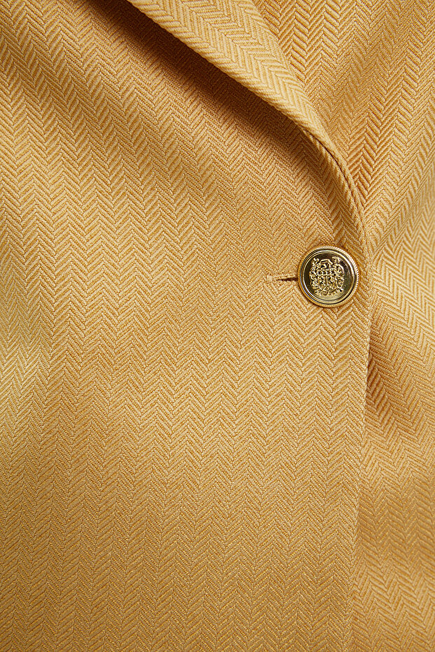 Camel Regular Kemerli Dokuma Yelek TWOAW23YE00021 - 5