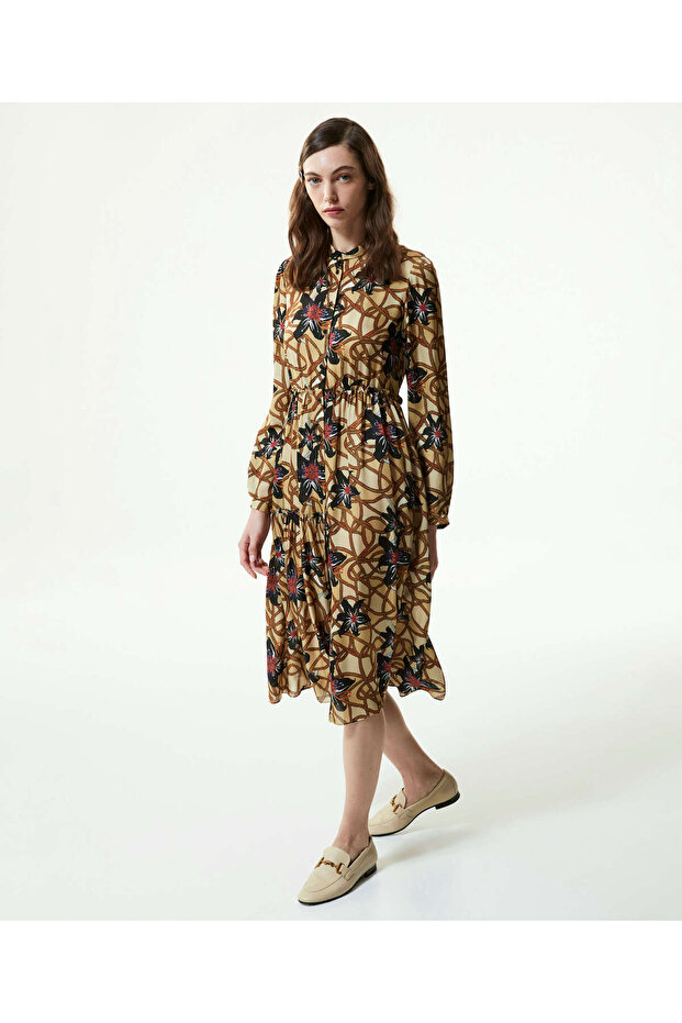 Kadın Bej Elbise - 2