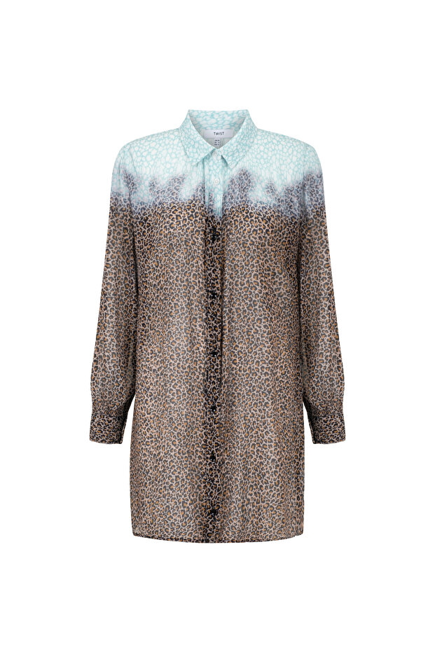 Kadın Mavi Elbise - 3