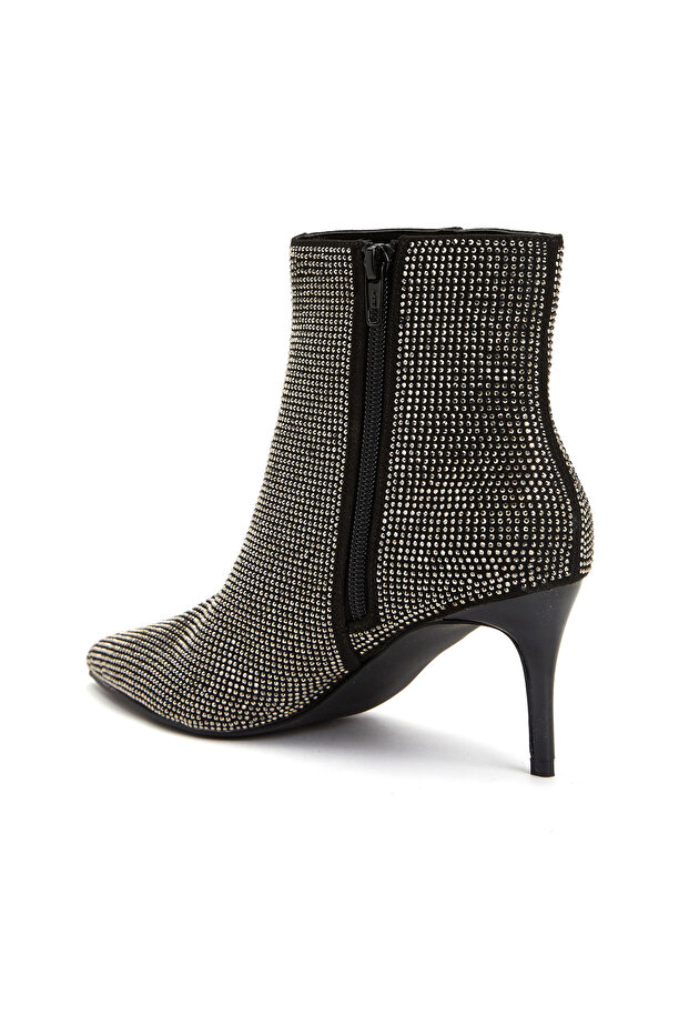 Silver Taşlı Kadın Bot - 3