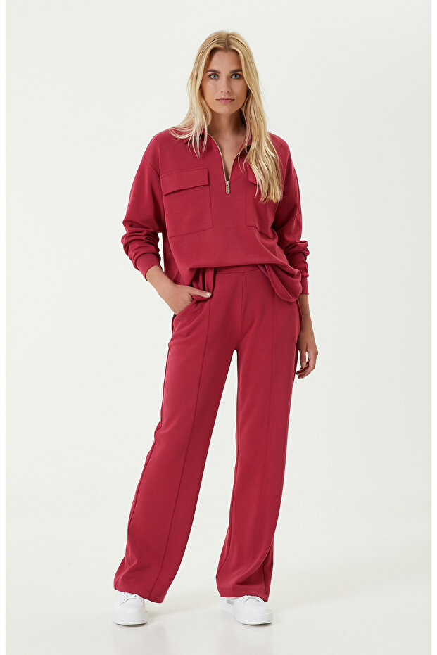 Vişne Bol Paça Eşofman - 1