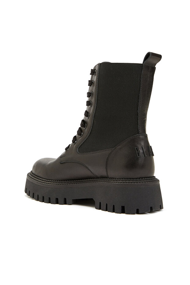 Siyah Kadın Deri Bot - 3