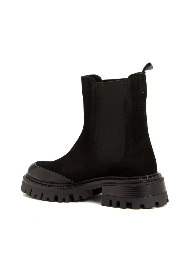 Siyah Kadın Süet Bot - 3