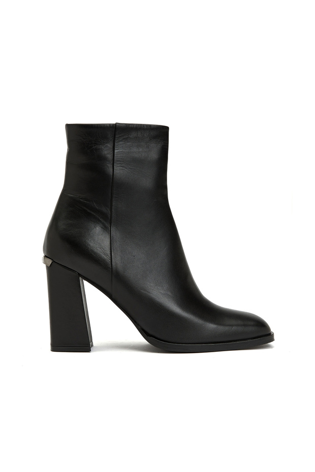 Siyah Kadın Deri Bot - 1