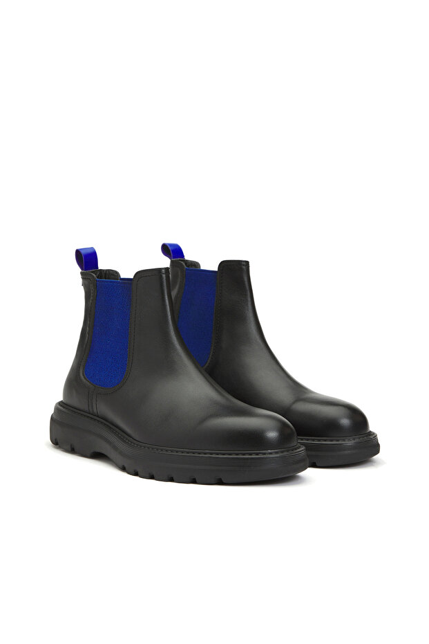 Siyah Erkek Deri Bot - 2