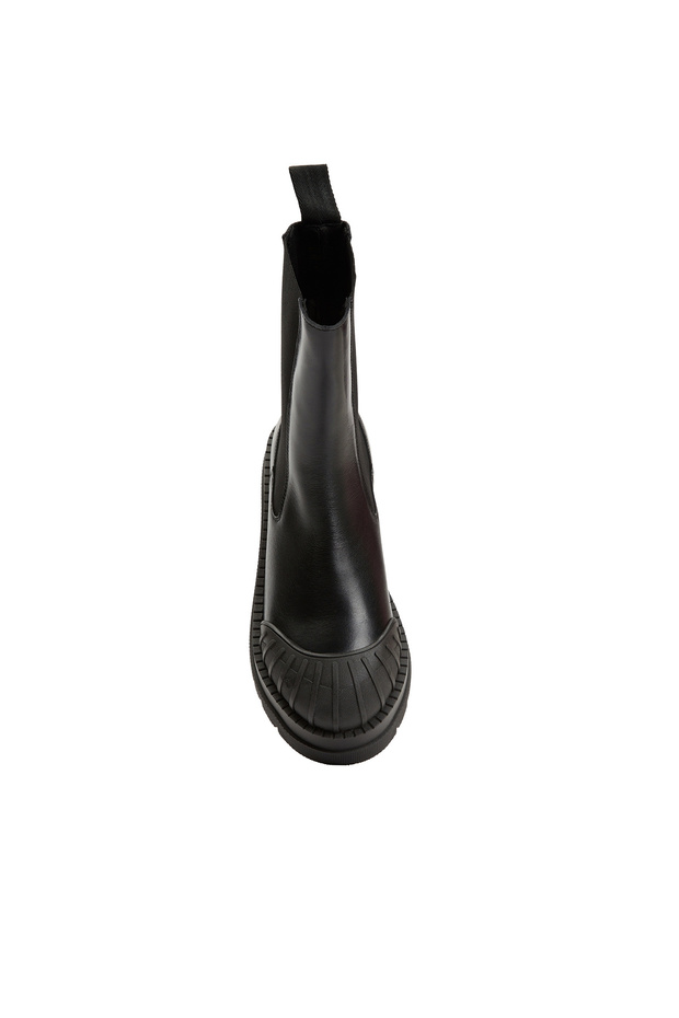Siyah Kadın Deri Bot - 4