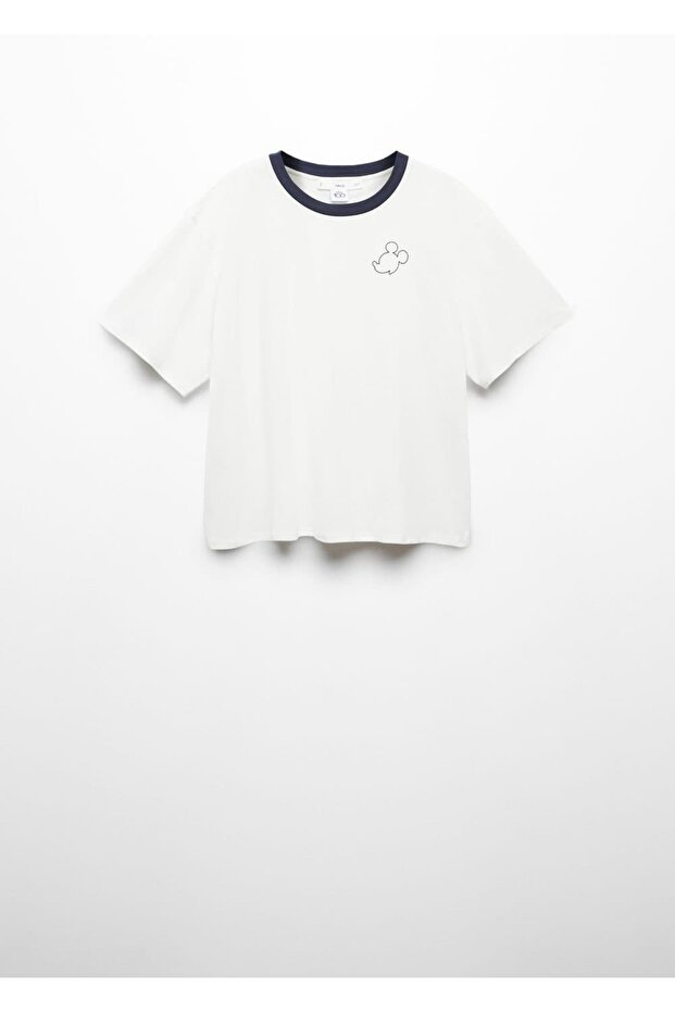 Mickey Mouse Pamuklu Tişört - 3