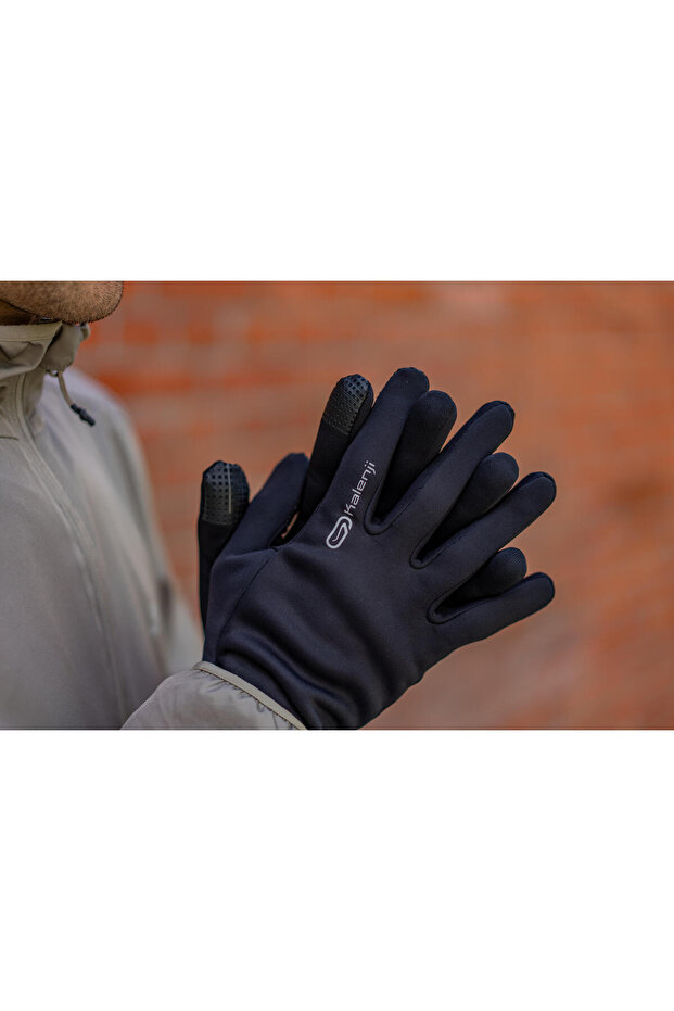 Koşu Dokunmatik Eldiven - Siyah - 100 - 3