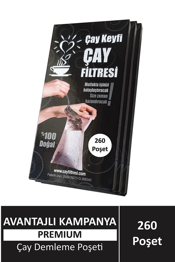 (260 Poşet) Çay Demleme Poşeti (çay Filtresi) - 1