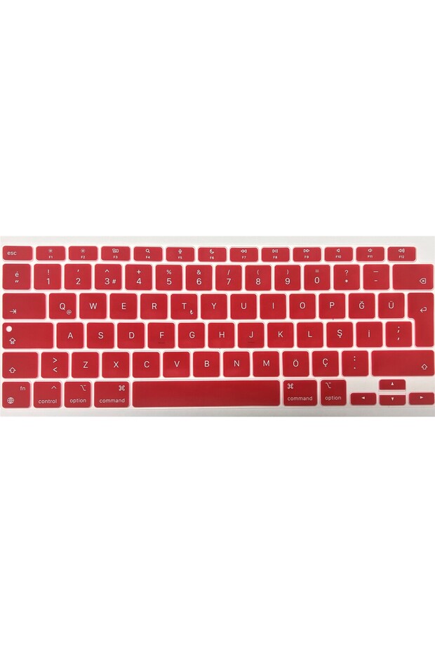 واقي لوحة مفاتيح سيليكون Q تركي متوافق مع معالج Macbook Air 13 بوصة 2020 A2337 M1