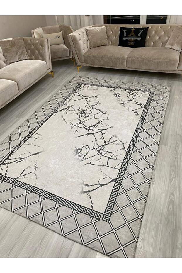 Velvet Fabric Elastic Rug Cover