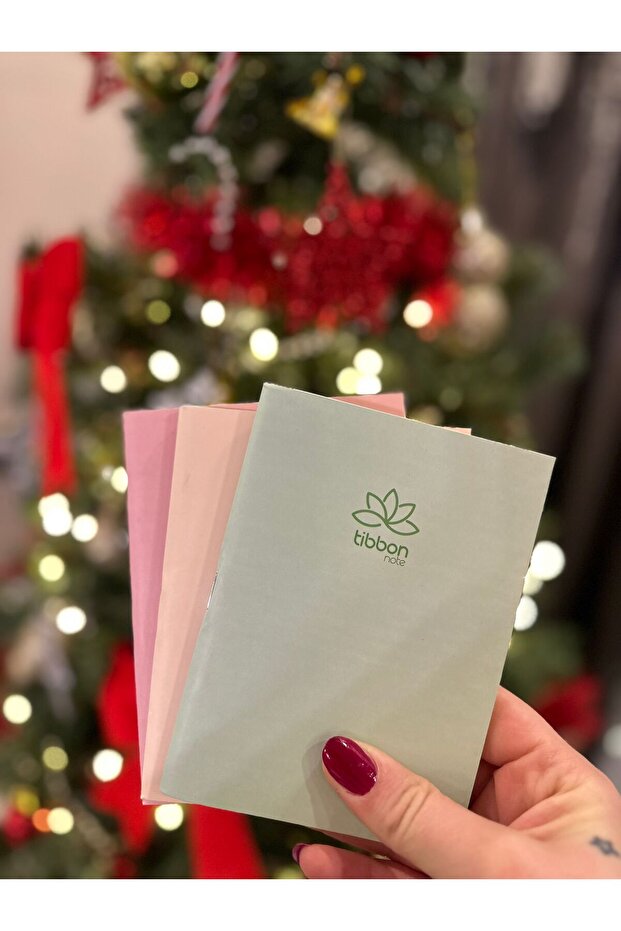 Note Defter Dikişli 3'lü Set Yeşil 37 - 7
