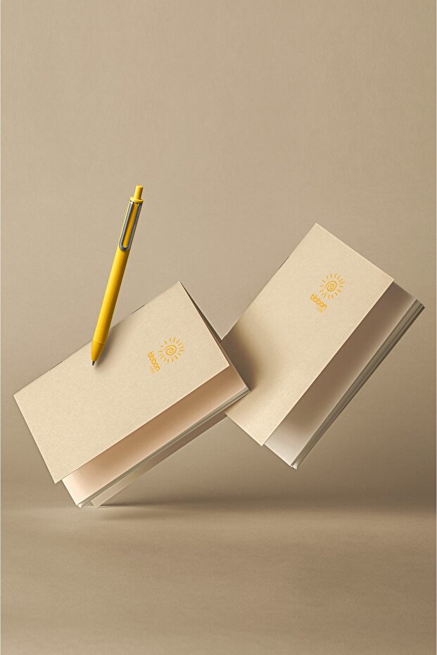 Note Defter Dikişli 3 Lü Set Sarı 36 - 5