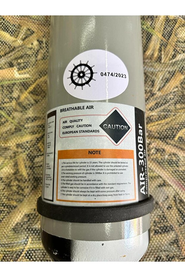 300 Bar 6 Litre Çelik Scuba Tüp - 4