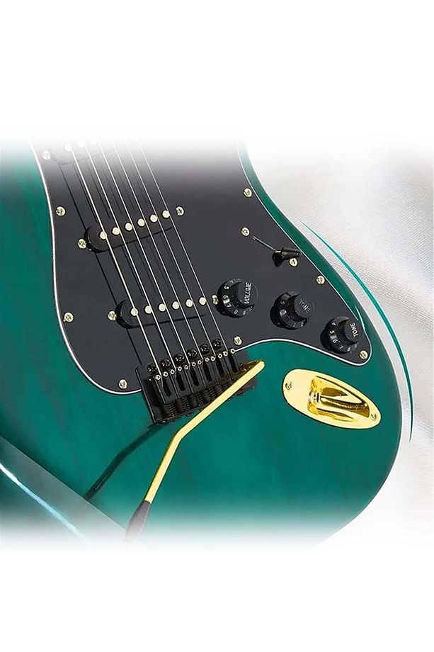Glc-40gr-amp Elektro Gitar Seti 25 Watt Şarjlı Bt Amfi Kulaklık Ve Full Set - 5