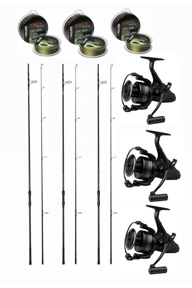 3’lü set Prologic C1 Avenger AB 3.60 mt 5 lbs 2 Parça Sazan Kamışı-prologic element 6000bf 9+1 - 1