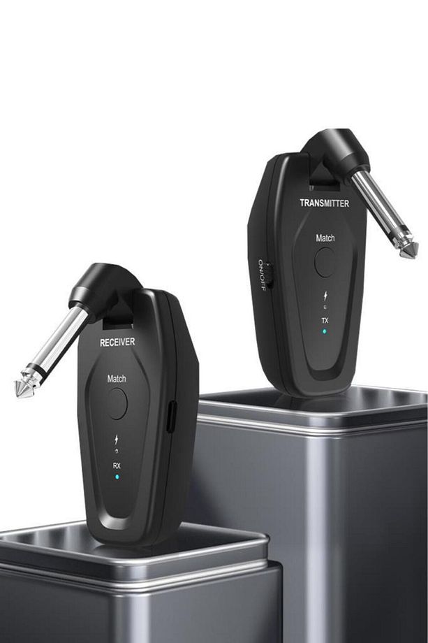 EMX-112 Kablosuz Enstrüman Mikrofonu 6.35mm Alıcı ve Verici Wirelles Mikrofon - 4