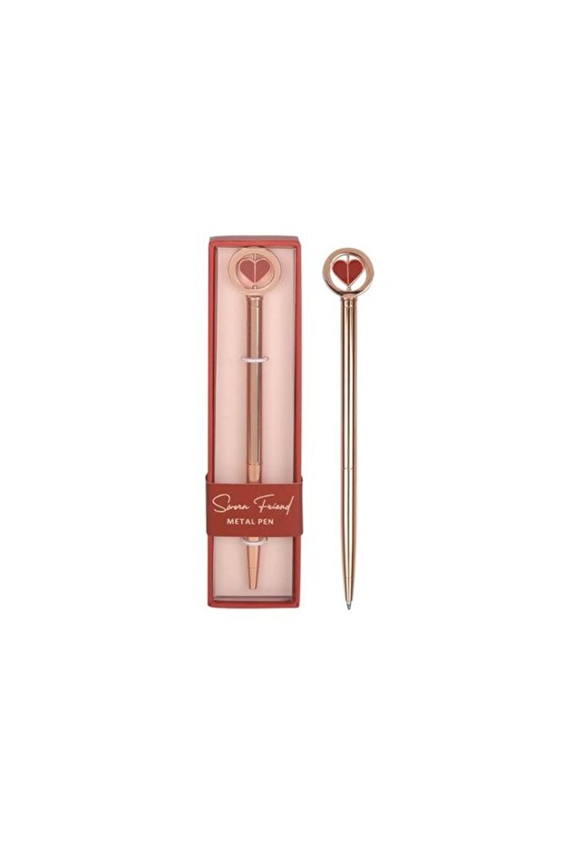 Metal Rosegold Heart 1.0 Ballpoint Pen