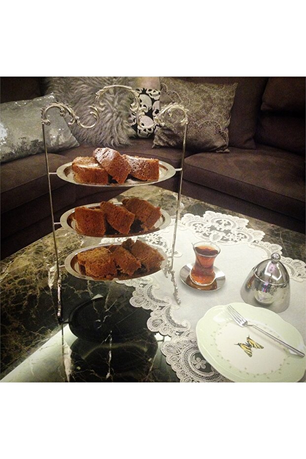 Üç Katlı Oval Kurabiyelik - 2