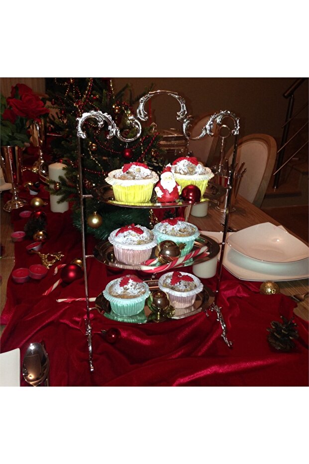 Üç Katlı Oval Kurabiyelik - 4