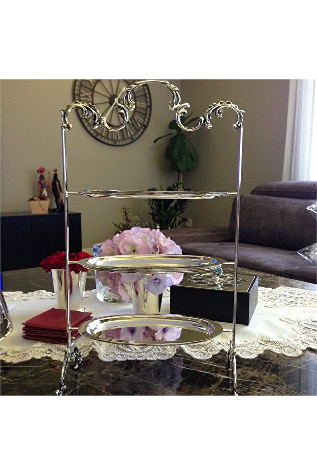 Üç Katlı Oval Kurabiyelik - 6